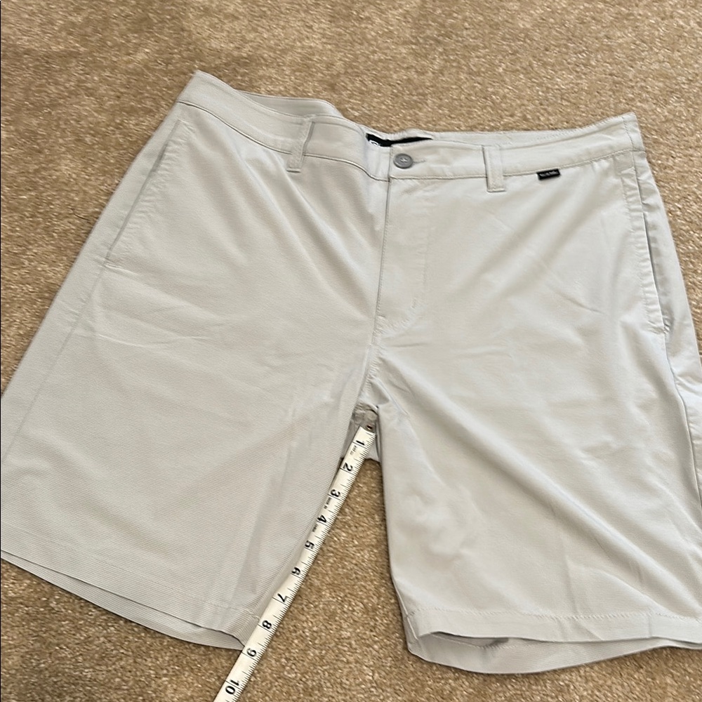 Travis Mathew Gray Athletic Shorts Lightweight Performance